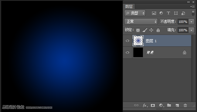 Photoshop制作蓝色绚丽的光线效果图