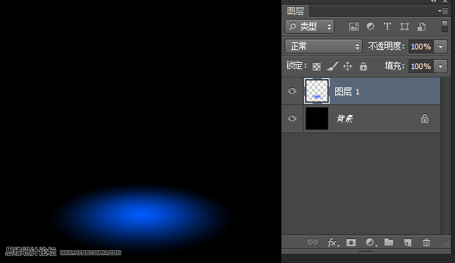 Photoshop制作蓝色绚丽的光线效果图