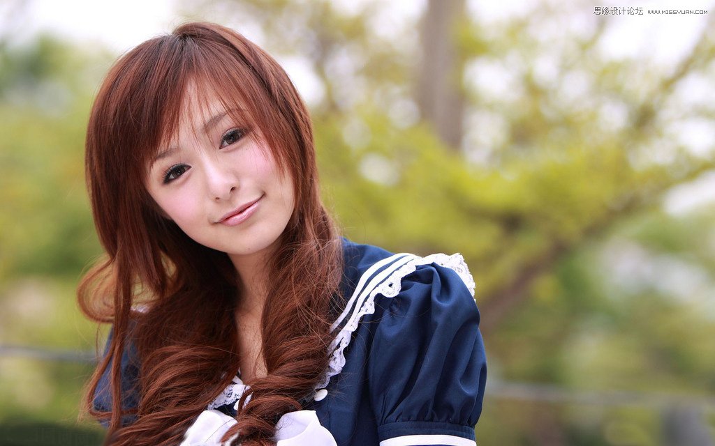 Photoshop调出可爱女孩日系暖色效果