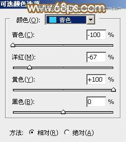Photoshop调出外景人像秋季淡黄色调