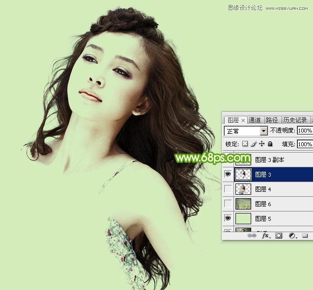 Photoshop保留细节抠出人像头发丝效果