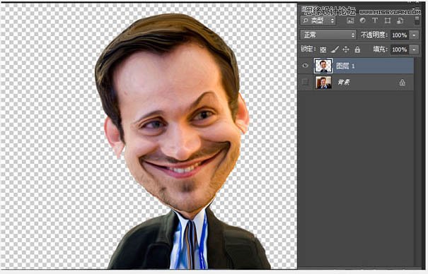 Photoshop巧用液化把普通人像变成漫画效果