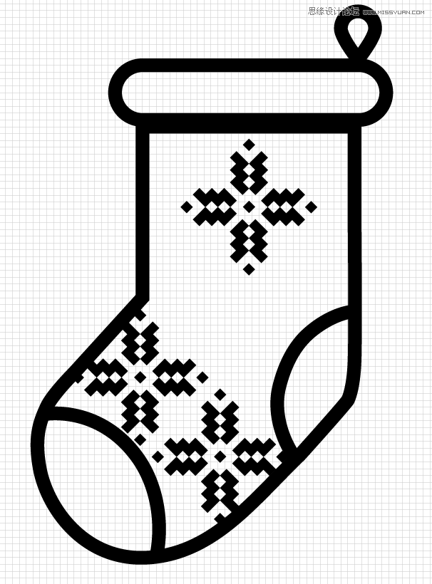 Illustrator绘制可爱的圣诞节小图标(2) - 思缘教程网 - 专业的设计教程网