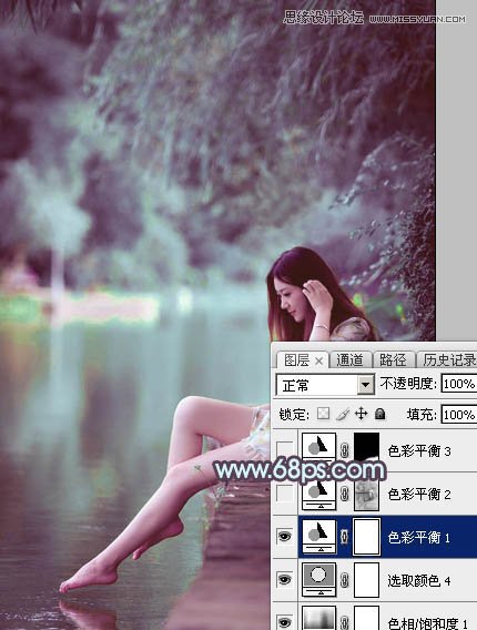 PhotoshopӱŮƬλɫЧ