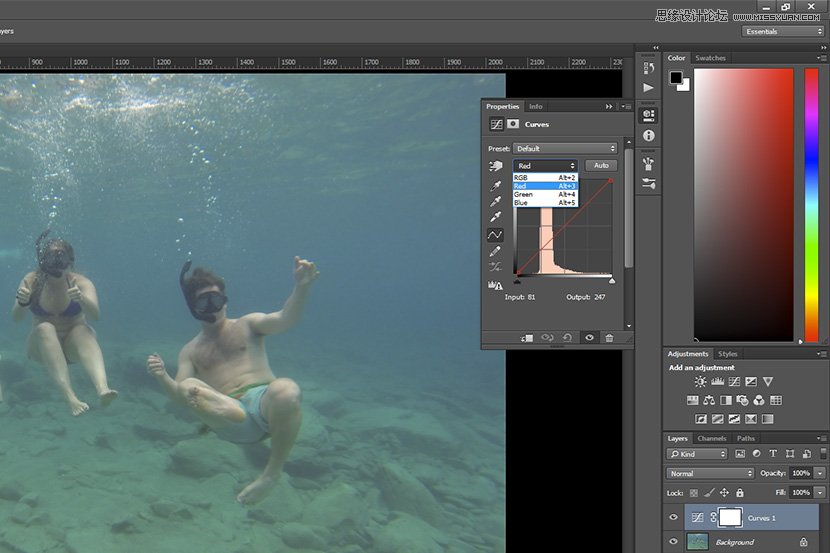 PhotoshopɵˮƬͨ͸