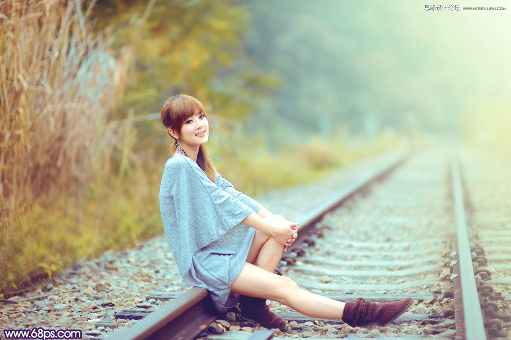 Photoshop调出果子照片甜美的逆光效果图