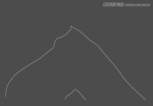 Illustrator绘制简洁风格的小山丘教程