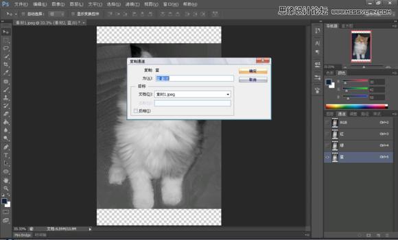 Photoshop制作创意的星空装饰的猫咪图片