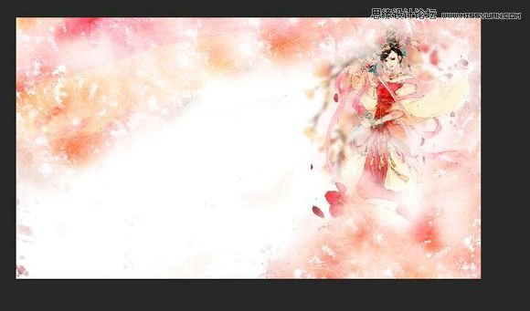Photoshop制作烫金字古风签名图效果