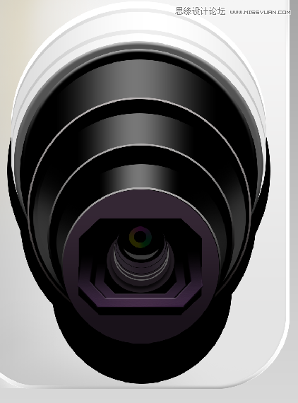 Photoshop绘制精致逼真的相机图标教程