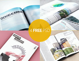 17组国外实用的杂志展示模板免费下载