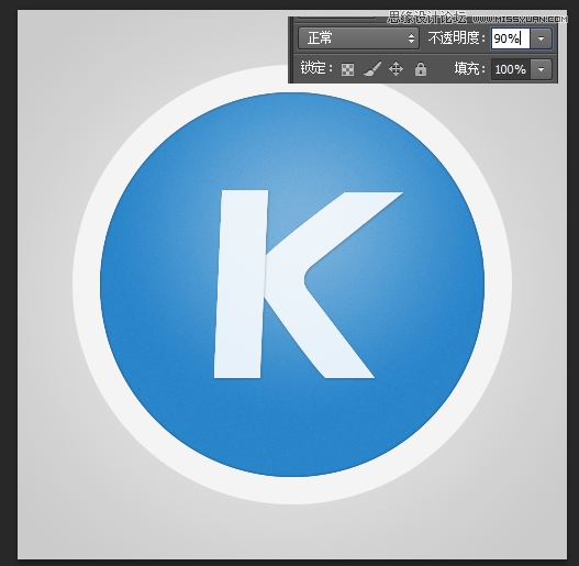 Photoshop设计蓝色风格的酷狗软件图标教程