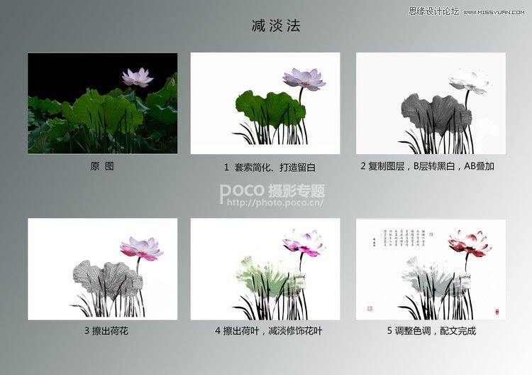 详细解析水墨写意摄影的N种后期方法