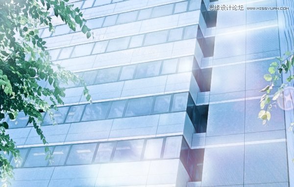 Photoshop调出街景照片唯美的手绘效果图