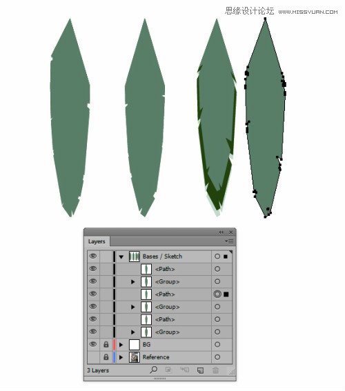Illustrator绘制复古风格的花朵吊坠教程