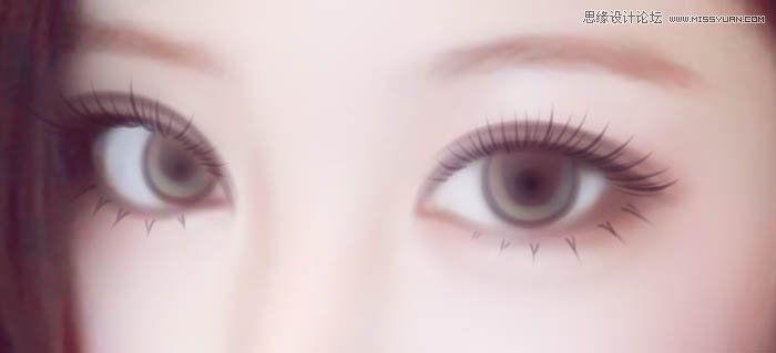 Photoshop把模糊的手机美女照片转手绘处理