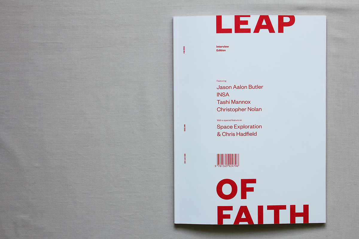 Leap of Faith設計師雜誌設計欣賞