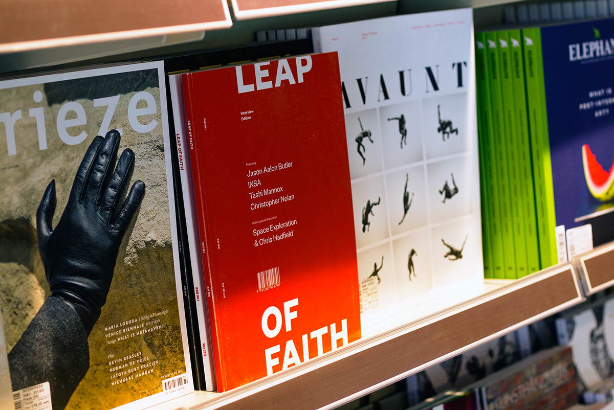 Leap of Faith設計師雜誌設計欣賞