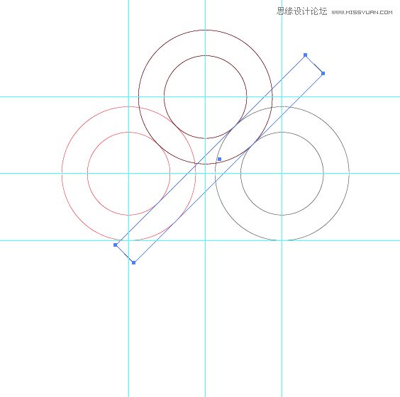 illustrator用规尺法来绘制简单的百度云logo