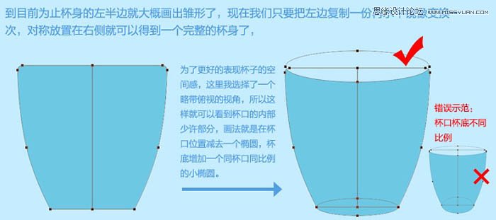 Photoshop绘制蓝色逼真的刷牙杯子教程