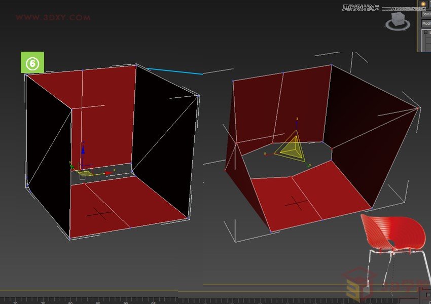 3DMAX快速制作流线造型贝壳椅教程