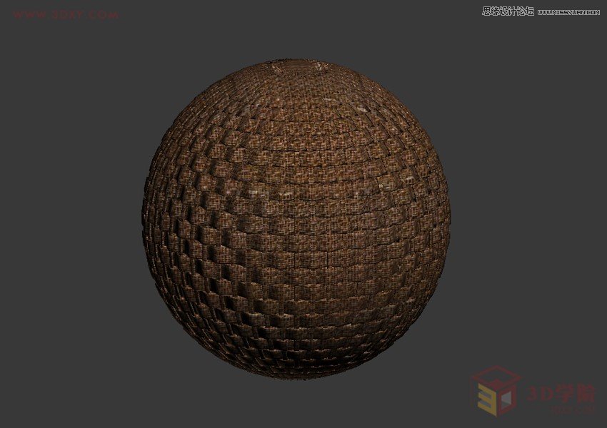 3DMAX制作逼真的藤编家具模型教程