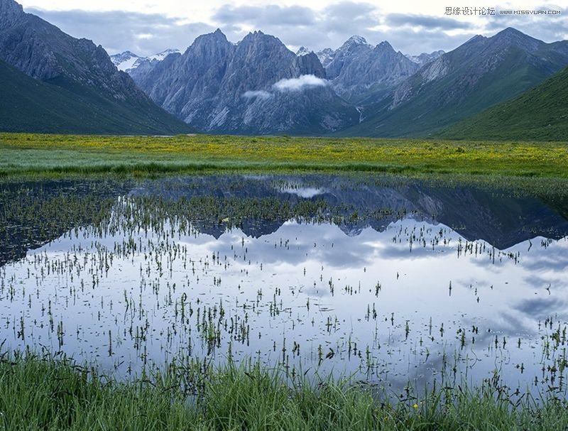 Photoshop利用脚本功能制作清晰的景深风景图