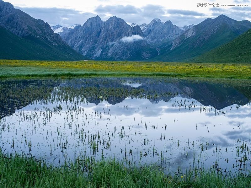 Photoshop利用脚本功能制作清晰的景深风景图