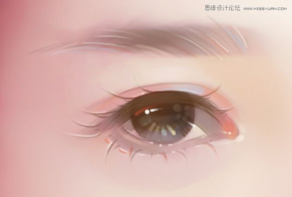 Photoshop调出美女人像古典小说封面手绘效果