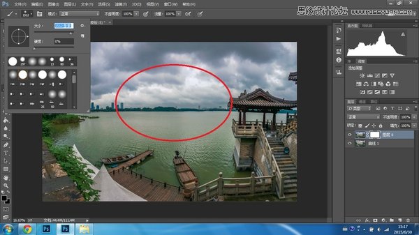 Photoshop޳ĺڷ羰ƬЧ