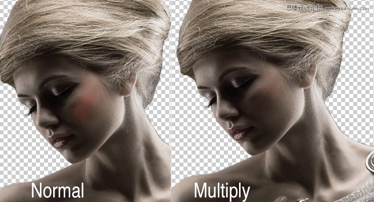 Photoshop合成人像美女照片秋季高贵的金色调