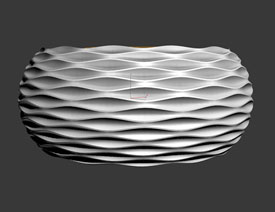 3DMAX制作简单的波浪纹造型花盆教程