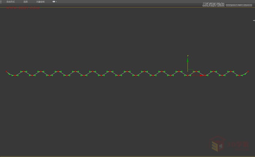 3DMAX制作简单的波浪纹造型花盆教程