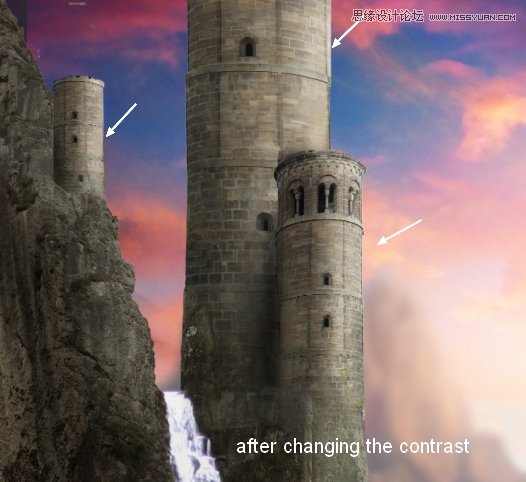 Photoshop合成秋季唯美的城堡场景图