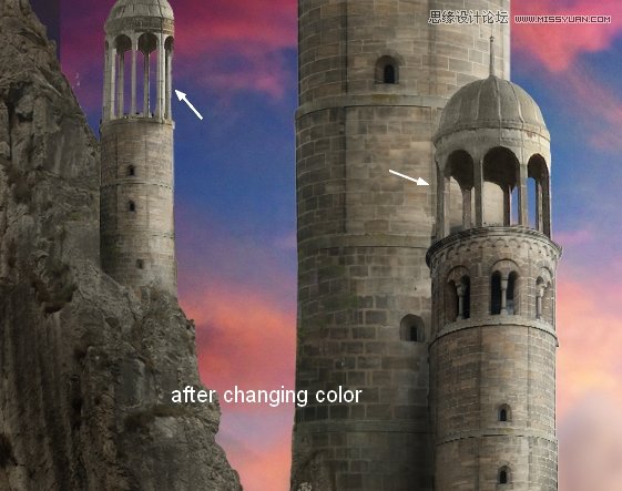 Photoshop合成秋季唯美的城堡场景图