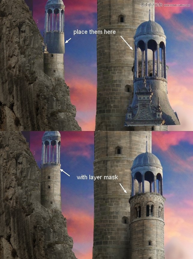 Photoshop合成秋季唯美的城堡场景图