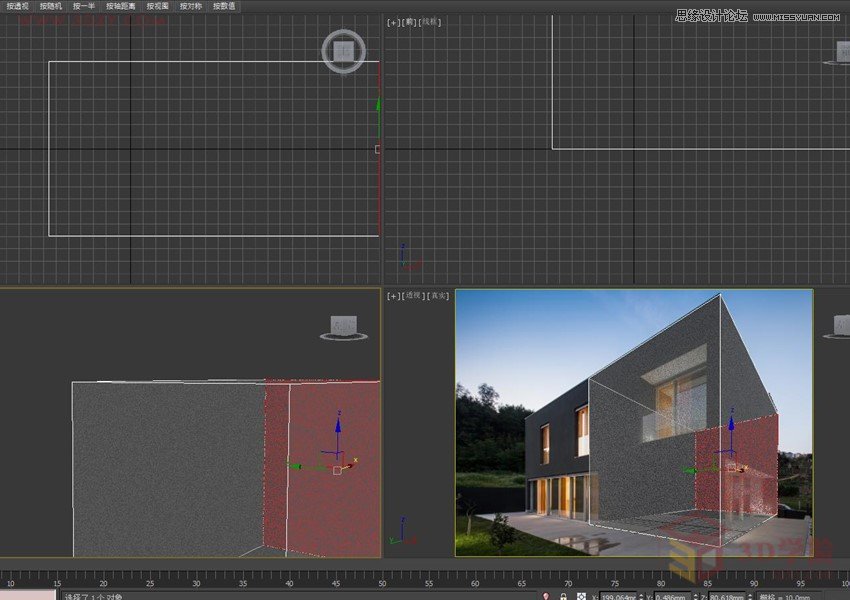3DMAX巧用透视匹配给照片建模
