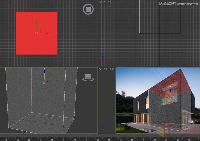 3DMAX巧用透视匹配给照片建模