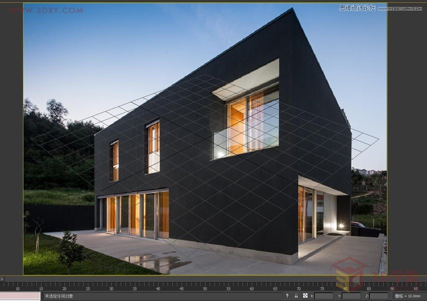 3DMAX巧用透视匹配给照片建模