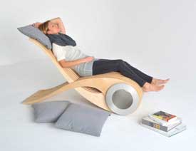 国外设计师创意仿生飞鱼椅设计欣赏