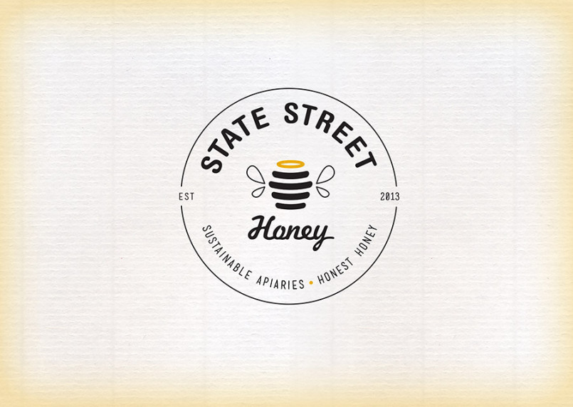 State Street纯天然蜂蜜包装设计欣赏 - 思缘教程