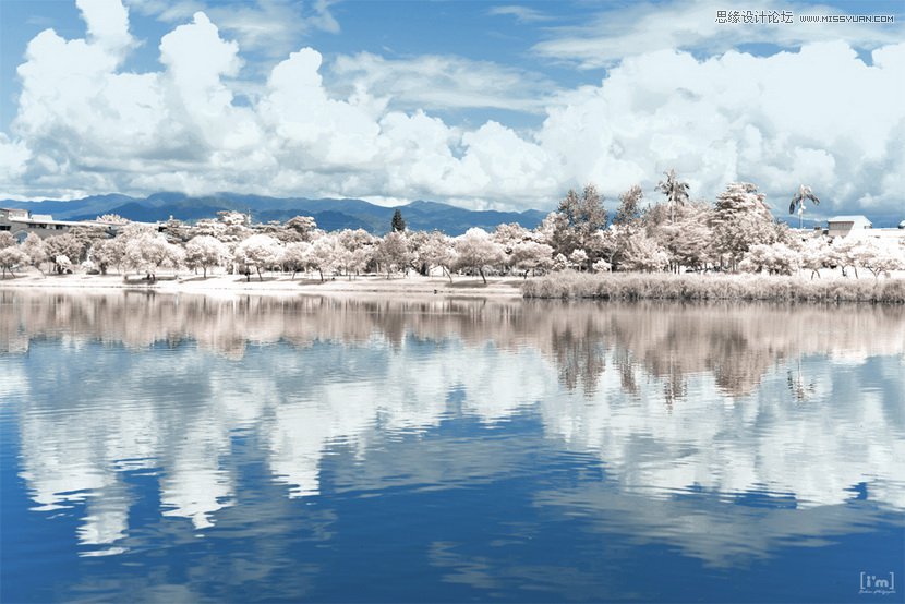 Photoshop修出外景风光大片唯美的红外线效果,PS教程,素材中国