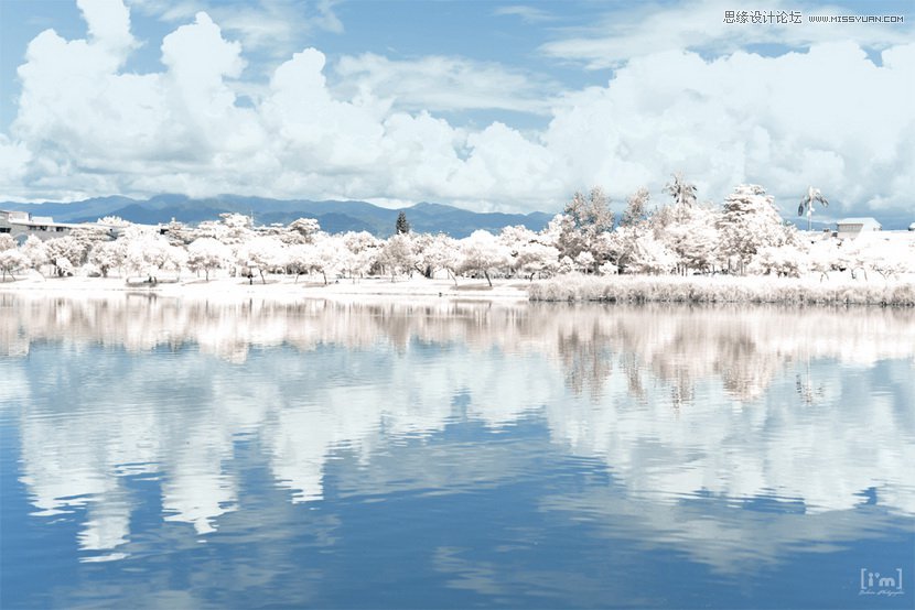 Photoshop修出外景风光大片唯美的红外线效果,PS教程,素材中国