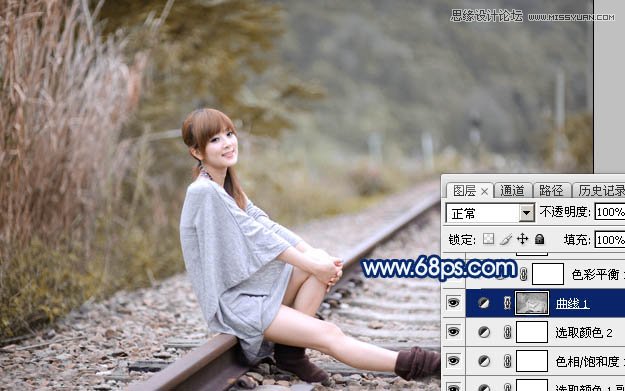 Photoshop调出果子照片冷色逆光效果图