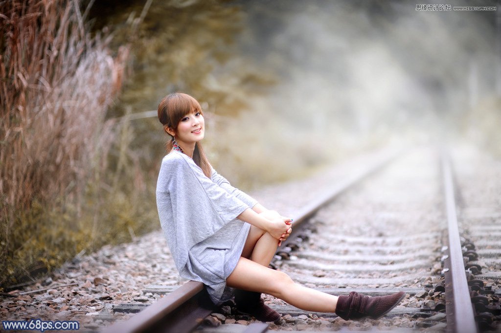Photoshop调出果子照片冷色逆光效果图