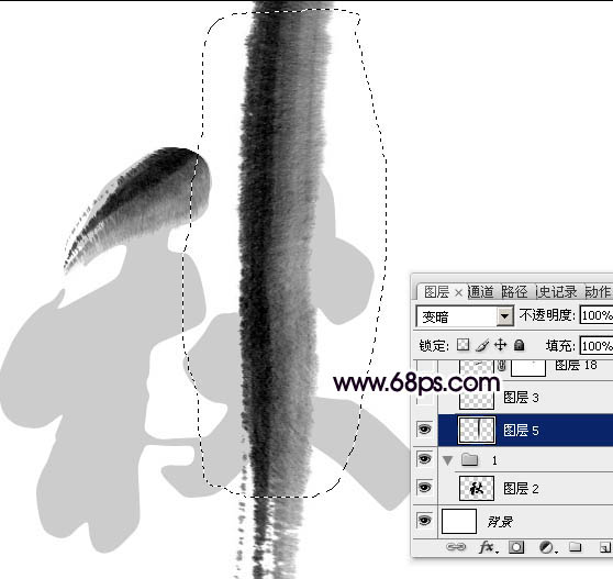 Photoshop制作中国风创意的秋字效果图