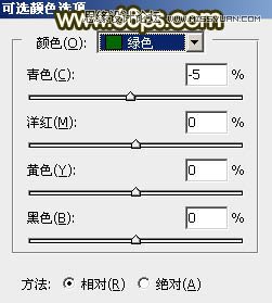 Photoshop调出小路边人像秋季淡黄色调
