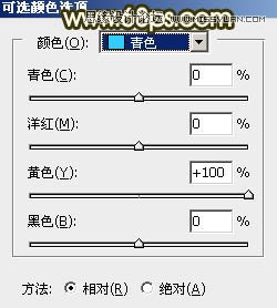 Photoshop调出小路边人像秋季淡黄色调