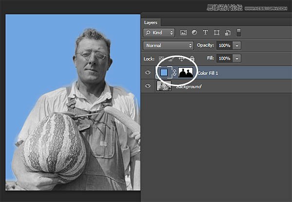 Photoshop快速的给老照片添加真实的颜色