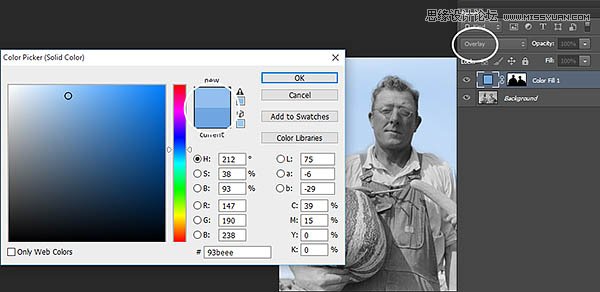 Photoshop快速的给老照片添加真实的颜色